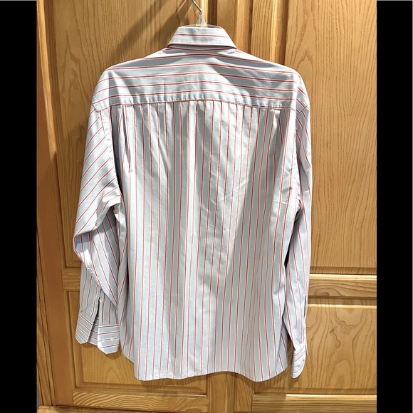Turrau Mens Button Down Striped Shirt Size Medium - Picture 2 of 6